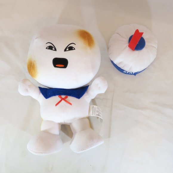 Talking Plush Ghostbusters 2016 Toasted Stay Puft Marshmallow Man Tested Works - Picture 1 of 7